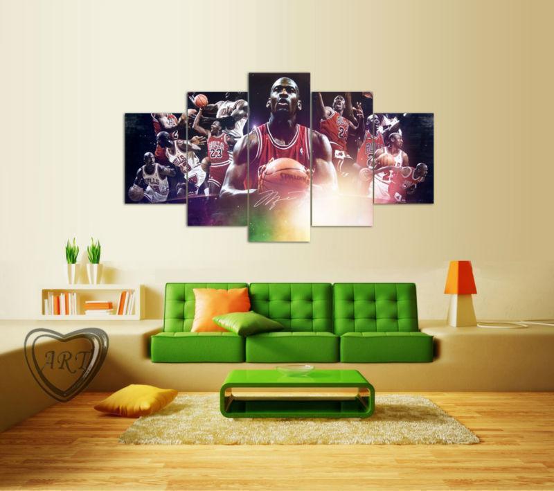 Michael Jordan Legend Celebrity Canvas Wall Art