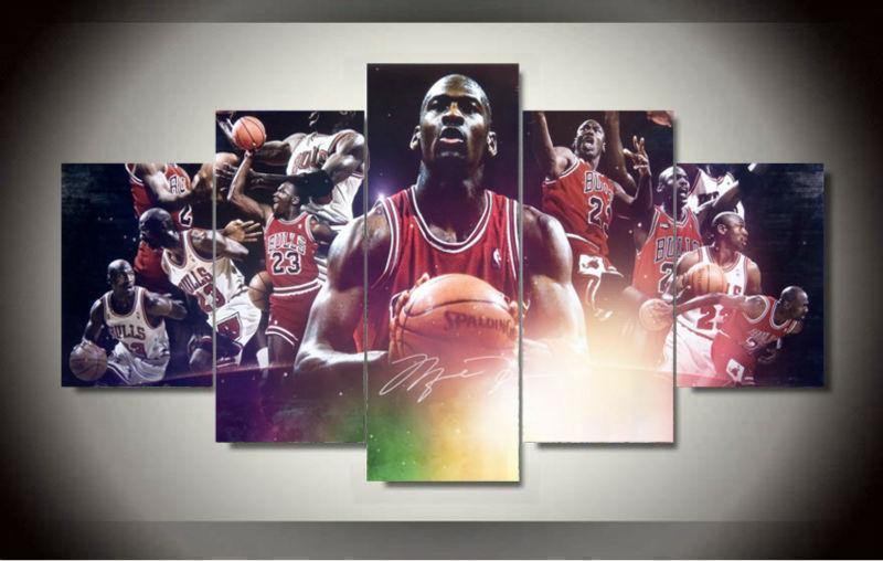 Michael Jordan Legend Celebrity Canvas Wall Art