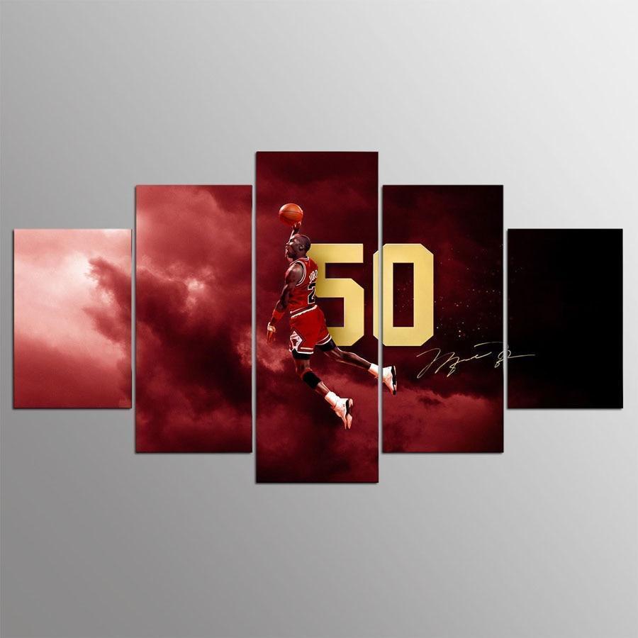 Michael Jordan Signature Celebrity Canvas Wall Art