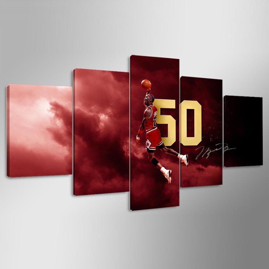 Michael Jordan Signature Celebrity Canvas Wall Art