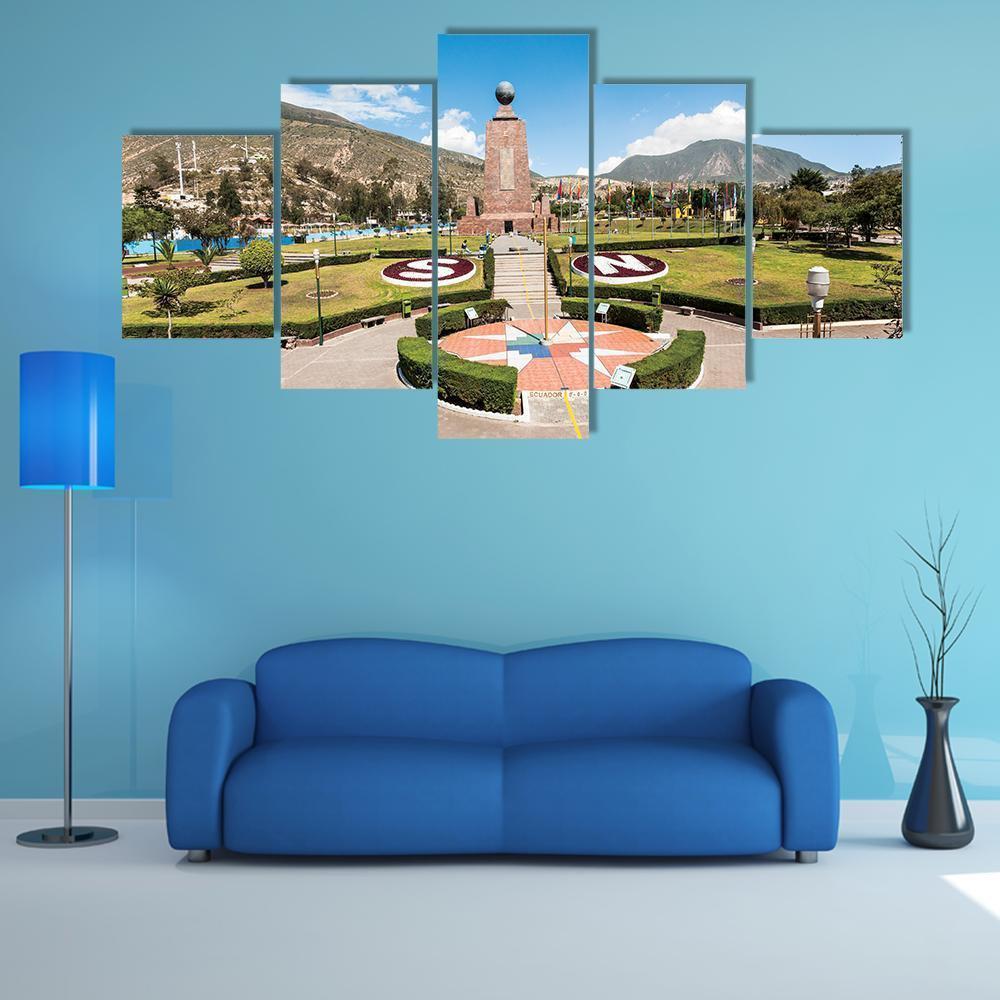 Middle Of The World Monument Nature Canvas Wall Art