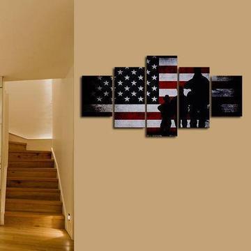 Military Flag 1army Canvas Wall Art