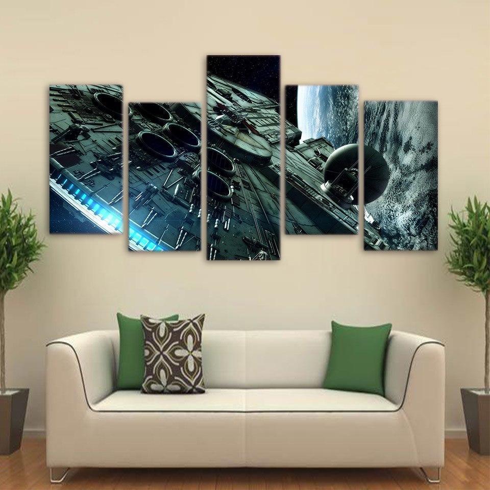 Millennium Falcon 1 Star Wars Canvas Wall Art