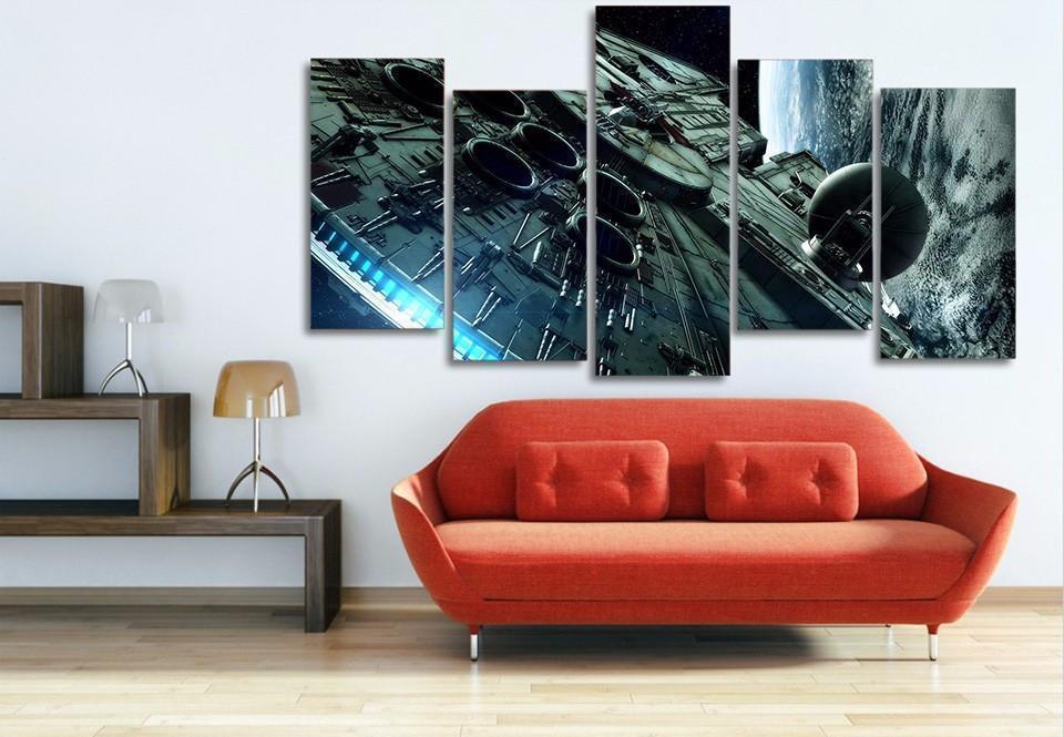 Millennium Falcon 1 Star Wars Canvas Wall Art