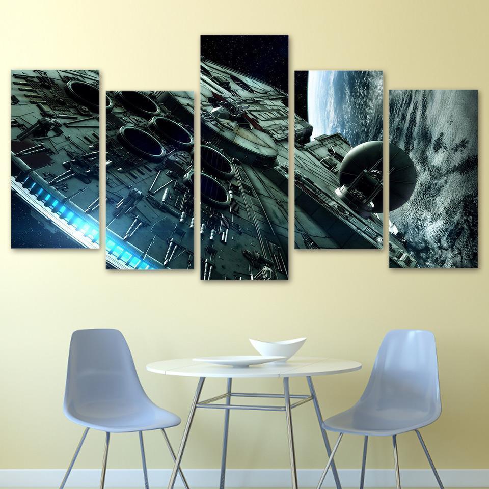 Millennium Falcon 1 Star Wars Canvas Wall Art