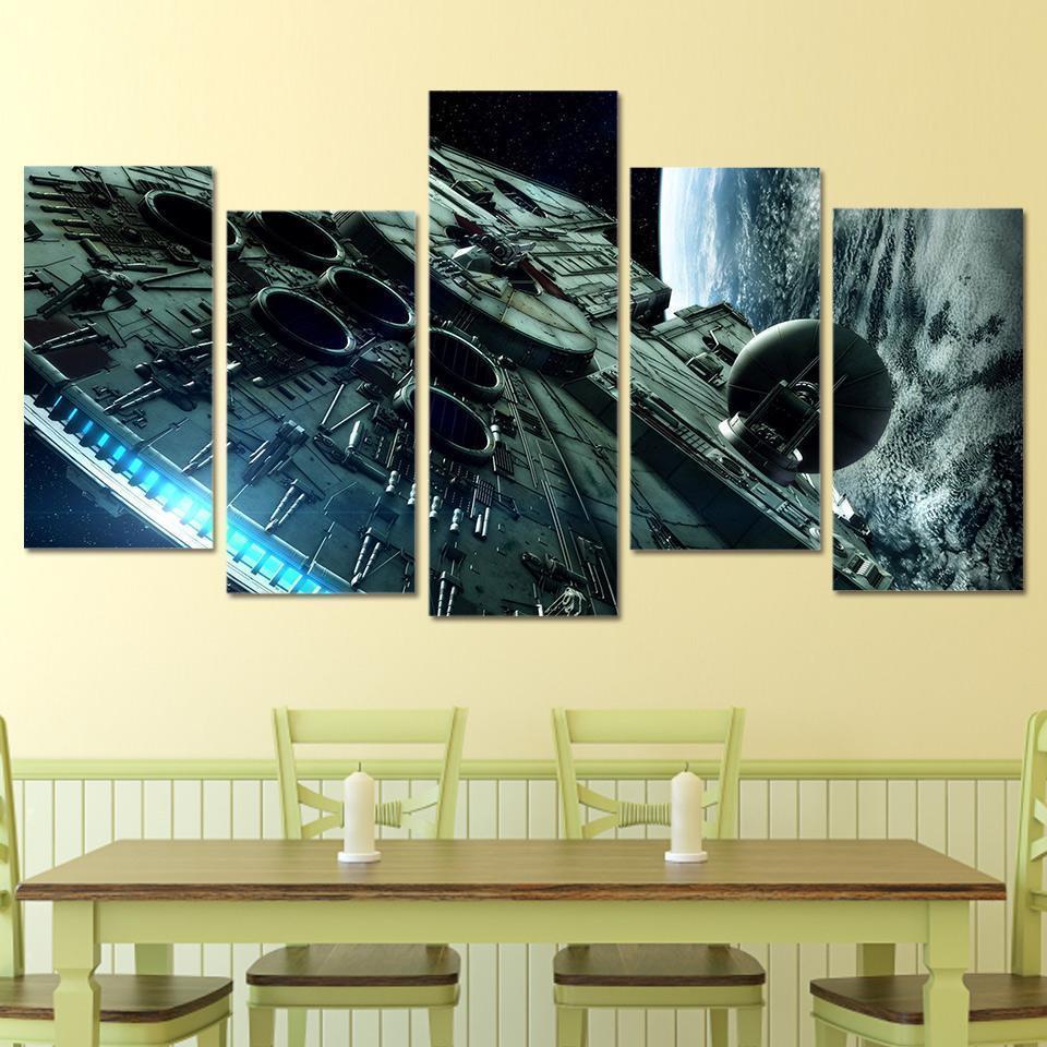 Millennium Falcon 1 Star Wars Canvas Wall Art