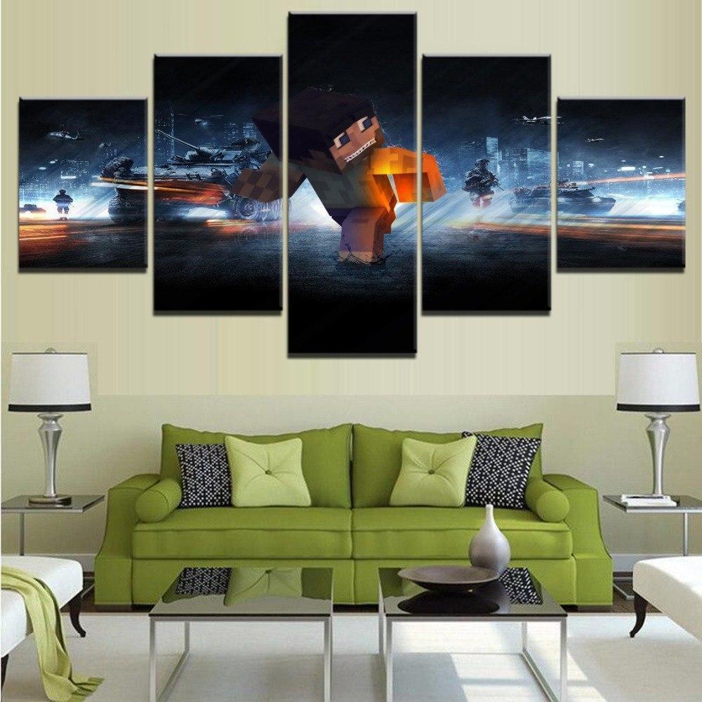 Minecraft Escape Gaming Canvas Wall Art