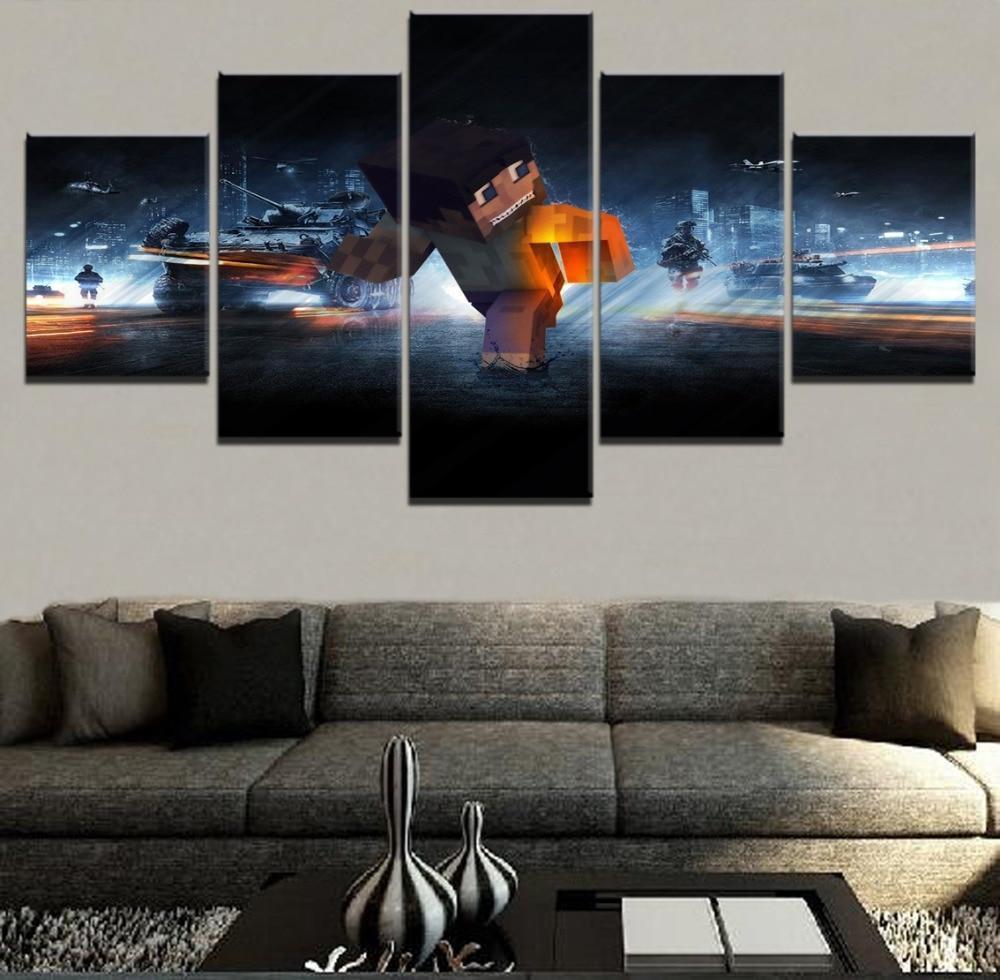 Minecraft Escape Gaming Canvas Wall Art