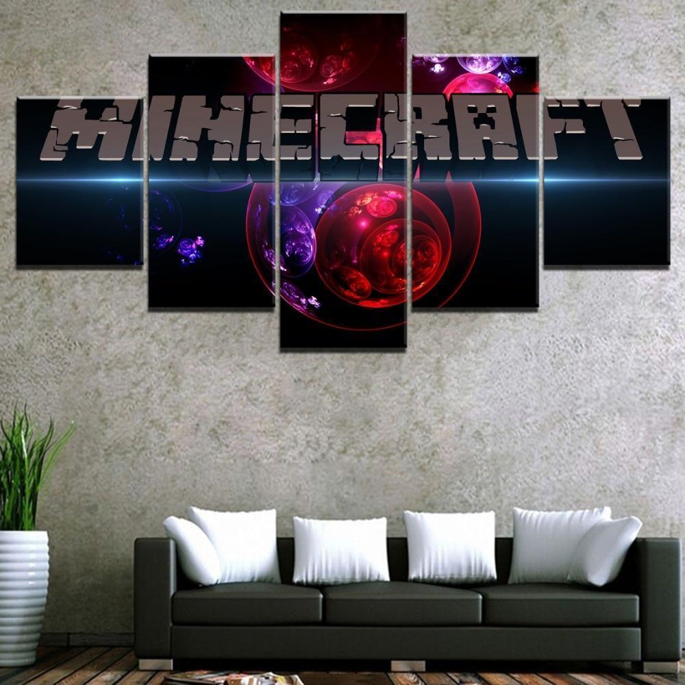 Minecraft Poster 1 Gaming Canvas Wall Art