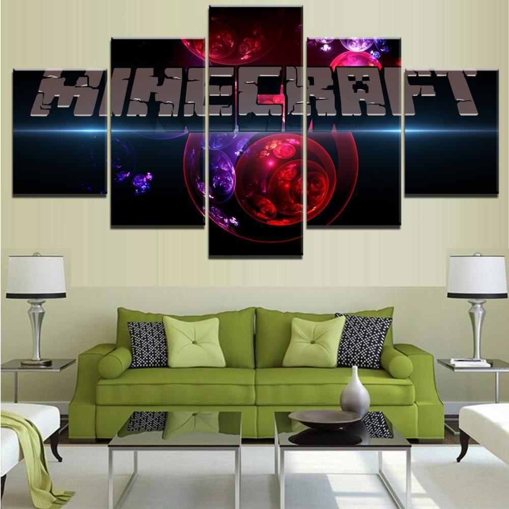 Minecraft Poster 1 Gaming Canvas Wall Art