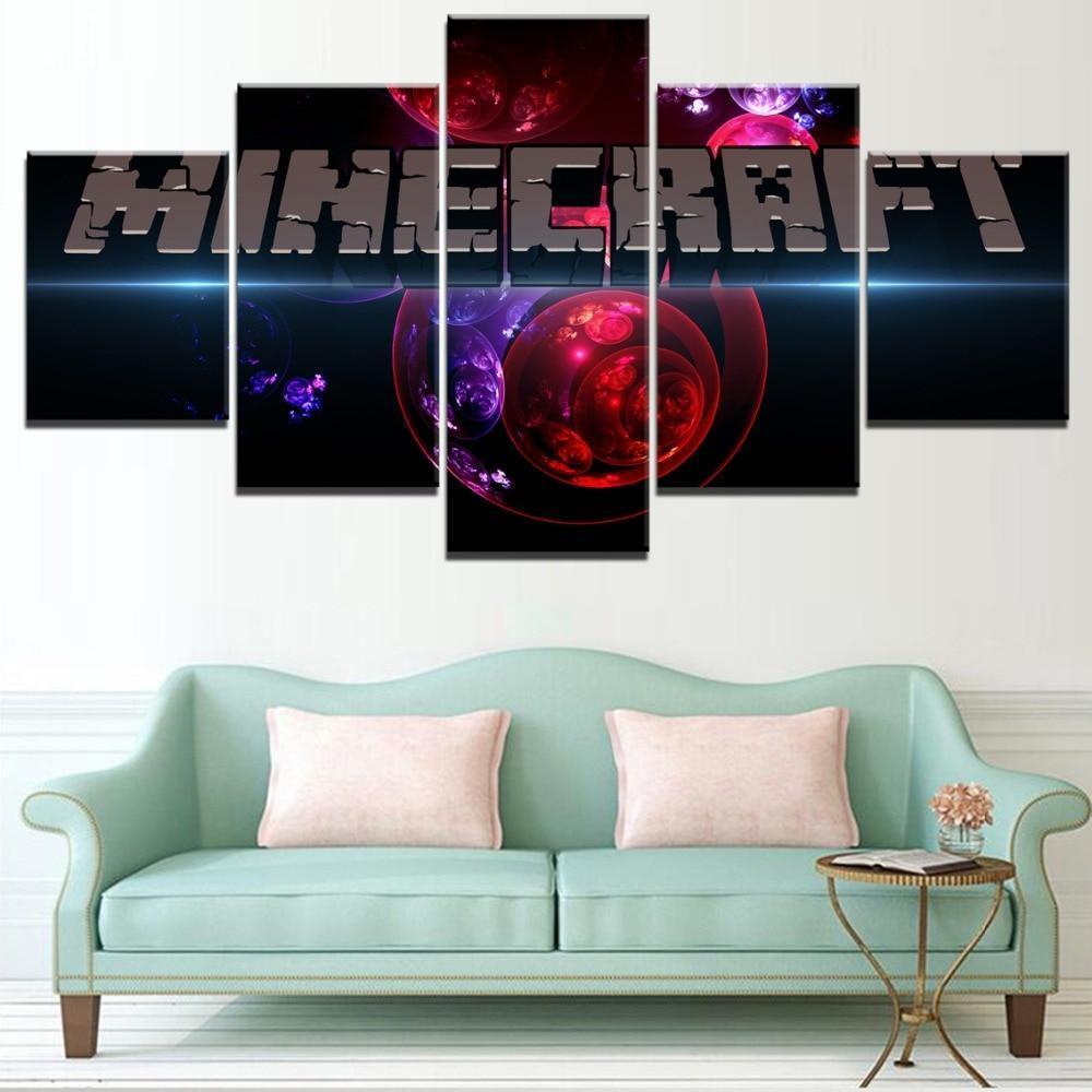 Minecraft Poster 1 Gaming Canvas Wall Art