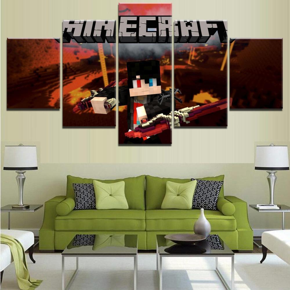 Minecraft Poster 7 Gaming Canvas Wall Art