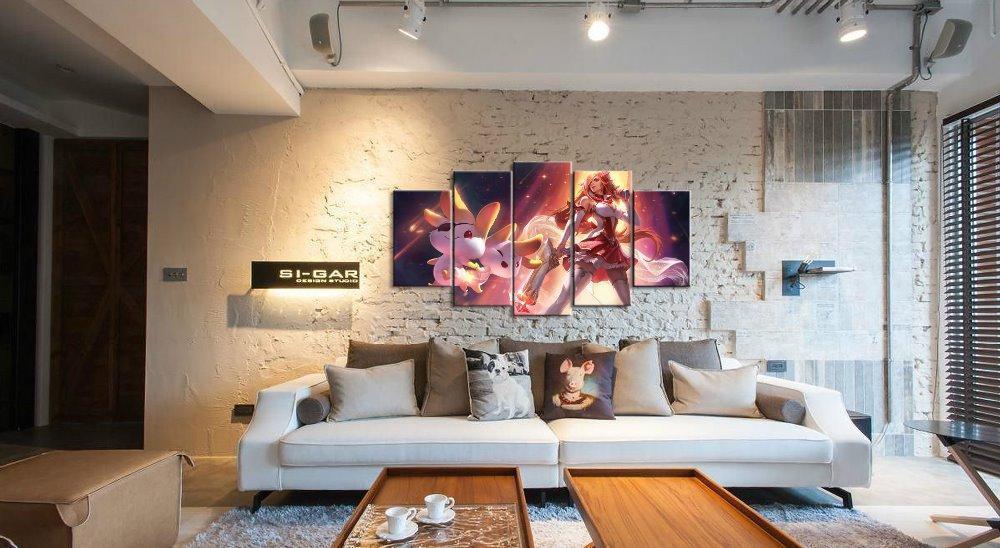LOL League Of Legends Miss Fortune 2 Gaming Canvas Wall Art