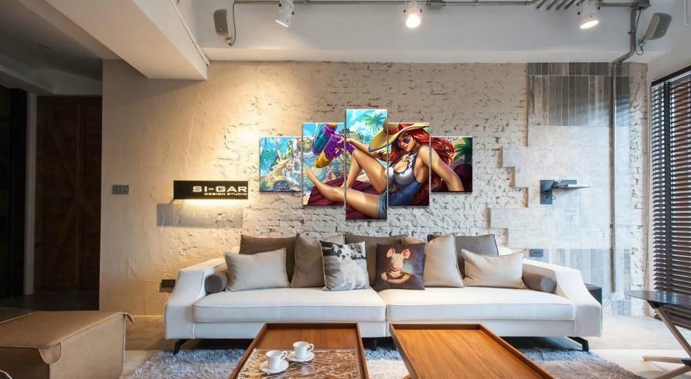 LOL League Of Legends Miss Fortune 6 Gaming Canvas Wall Art
