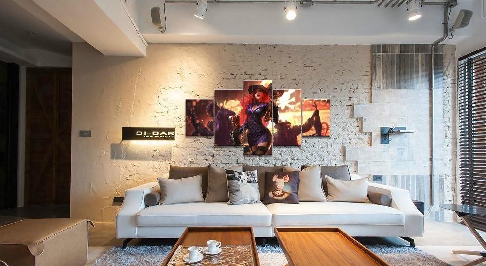 LOL League Of Legends Miss Fortune 3 Game Canvas Wall Art