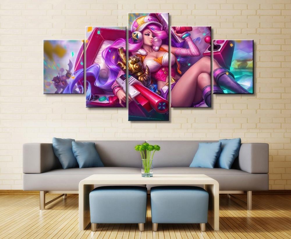 LOL League Of Legends Miss Fortune Gaming Canvas Wall Art