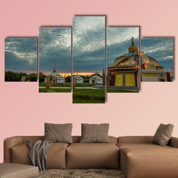 Mongolia Camp Nature Canvas Wall Art
