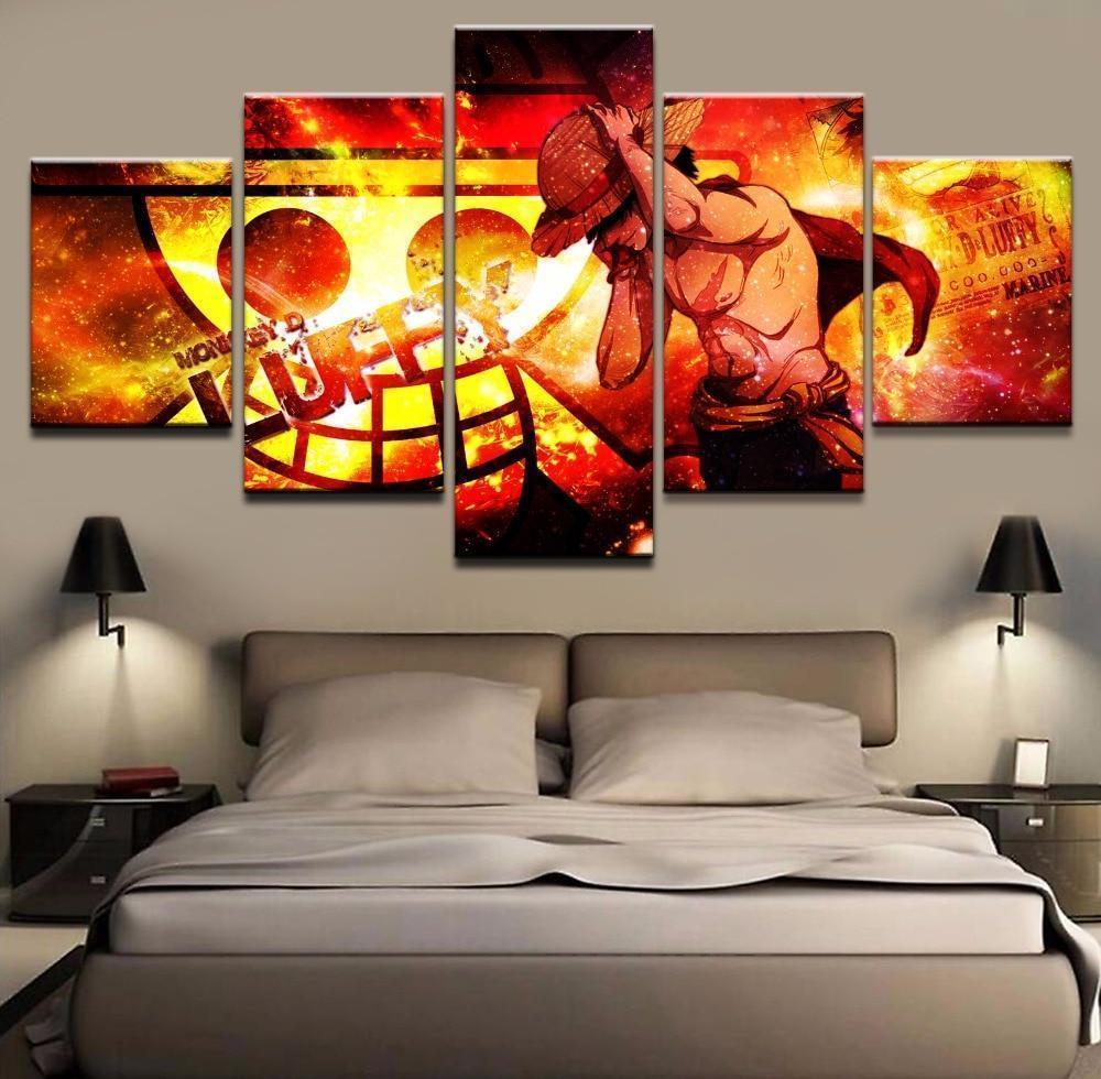 Monkey D. Luffy One Piece Anime Canvas Wall Art