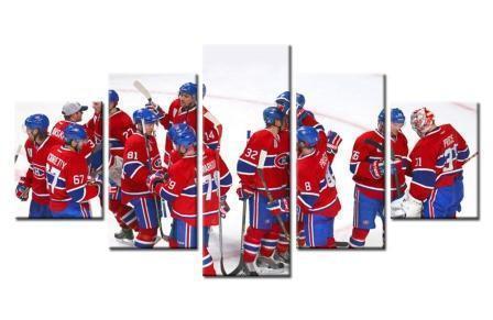 Montreal Canadians Teams   Ice Hockey Canvas Wall Art