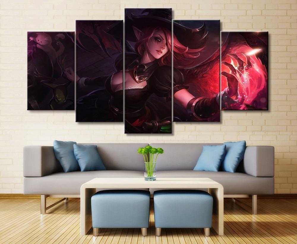 LOL League Of Legends Morgana 2 Gaming Canvas Wall Art
