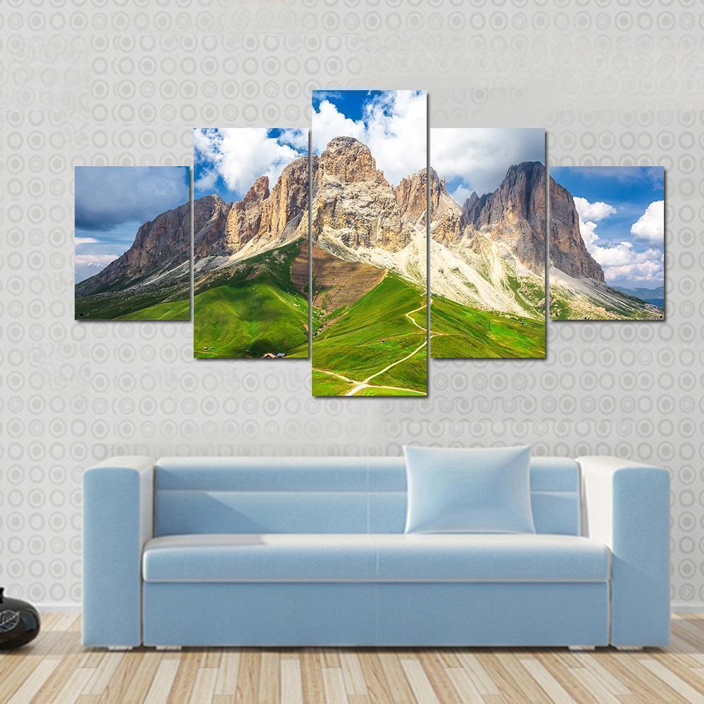 Mountain Range Landscape Nature Canvas Wall Art