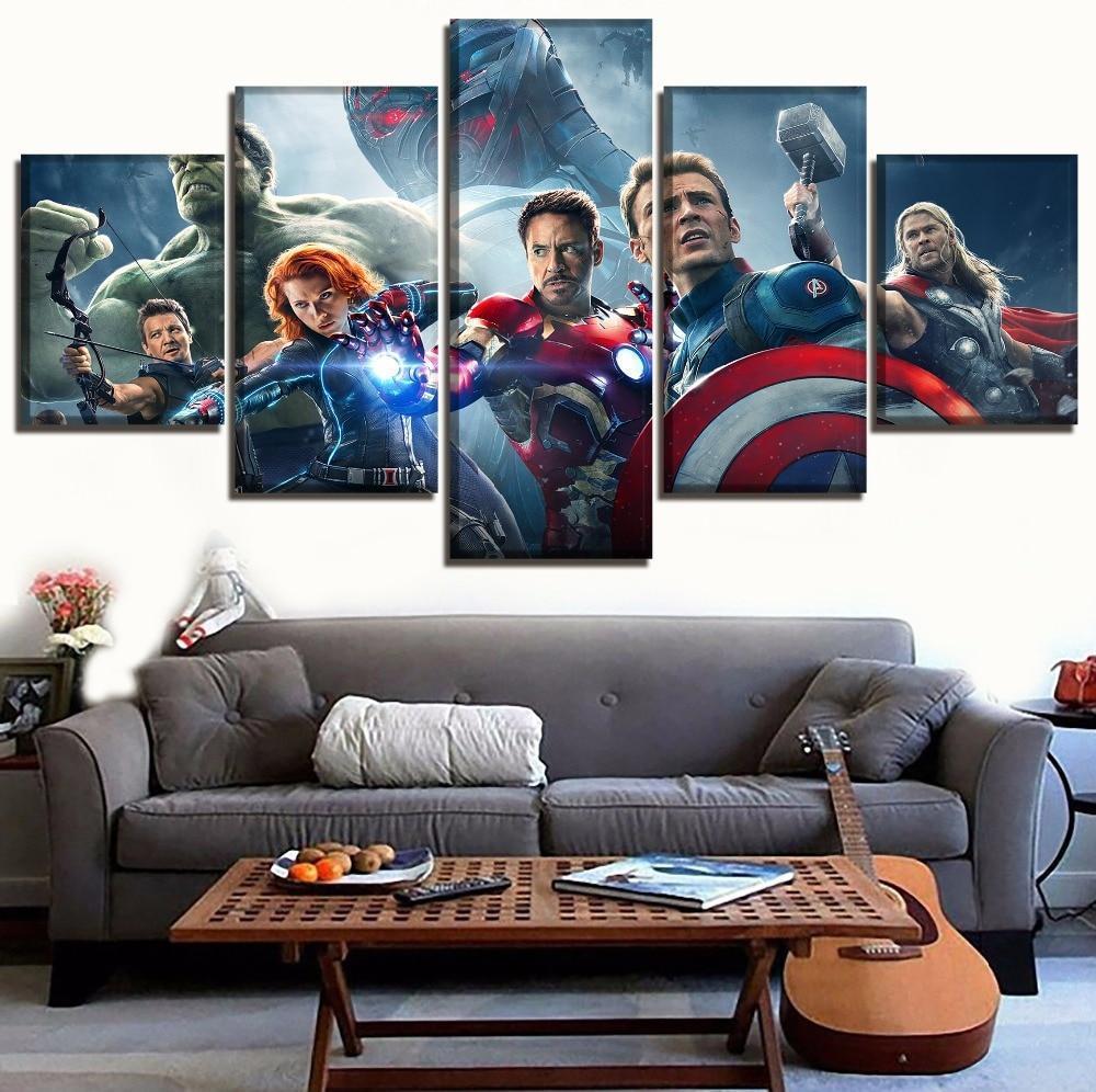 Avengers 2 Age of Ultron Superheroes Marvel Canvas Wall Art