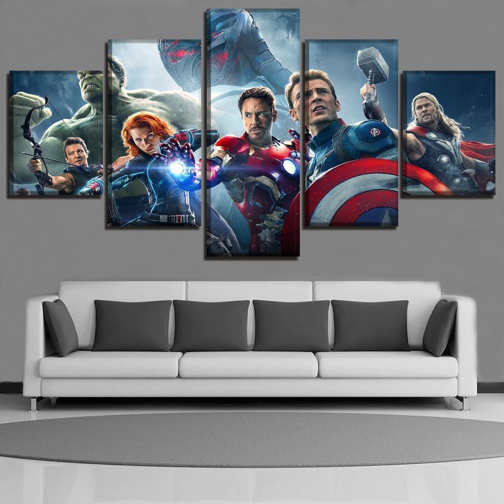 Avengers 2 Age of Ultron Superheroes Marvel Canvas Wall Art