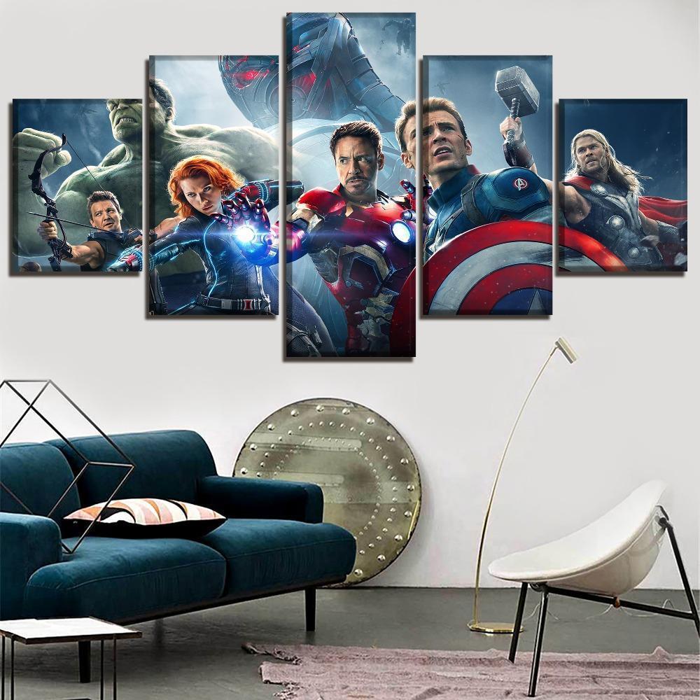 Avengers 2 Age of Ultron Superheroes Marvel Canvas Wall Art