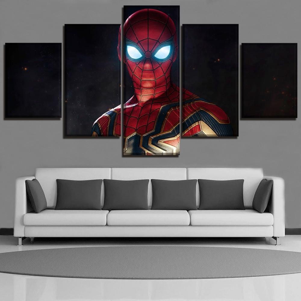 Movie Avengers 3 Superhero Spiderman Marvel Canvas Wall Art