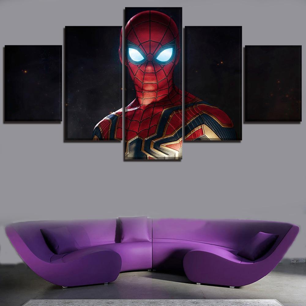 Movie Avengers 3 Superhero Spiderman Marvel Canvas Wall Art