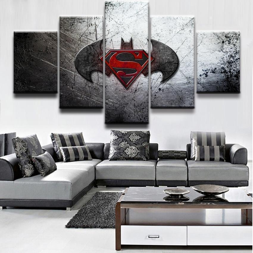 Movie Batman Vs Superman Dawn of Justice DC Canvas Wall Art