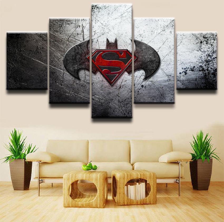 Movie Batman Vs Superman Dawn of Justice DC Canvas Wall Art