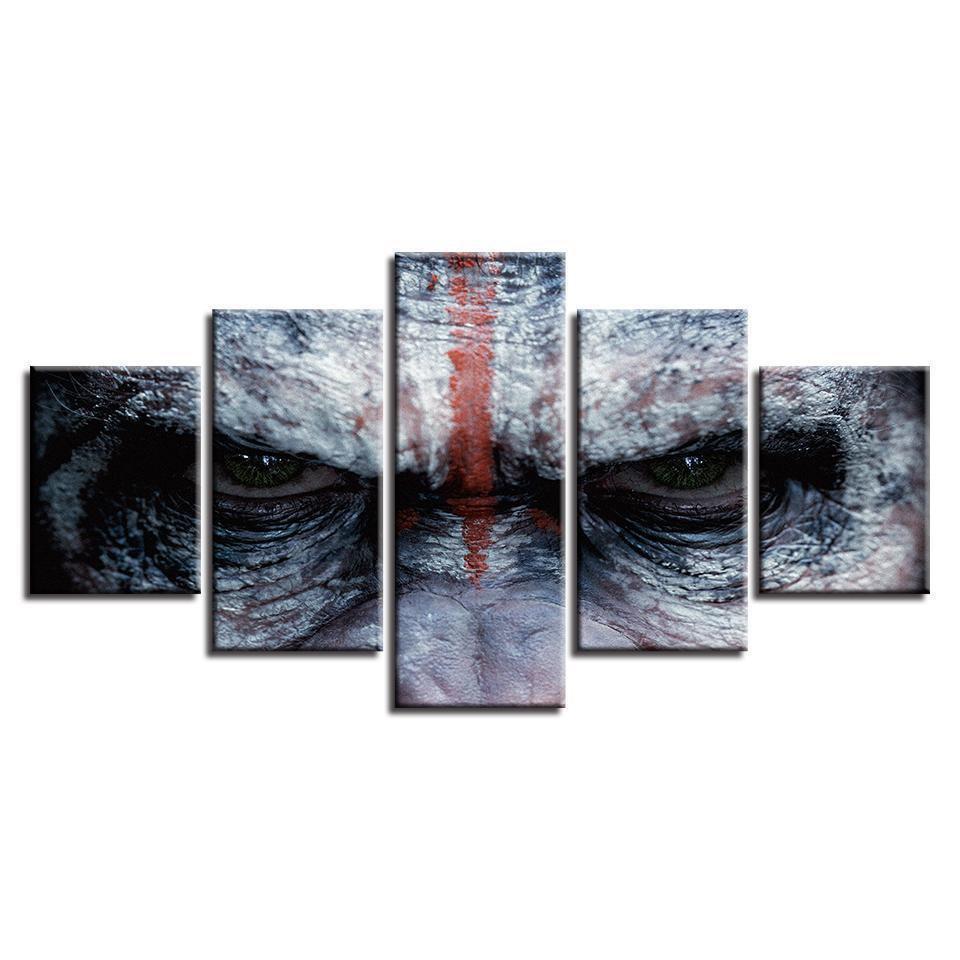 Movie Character Eyes Movie Canvas Wall Art