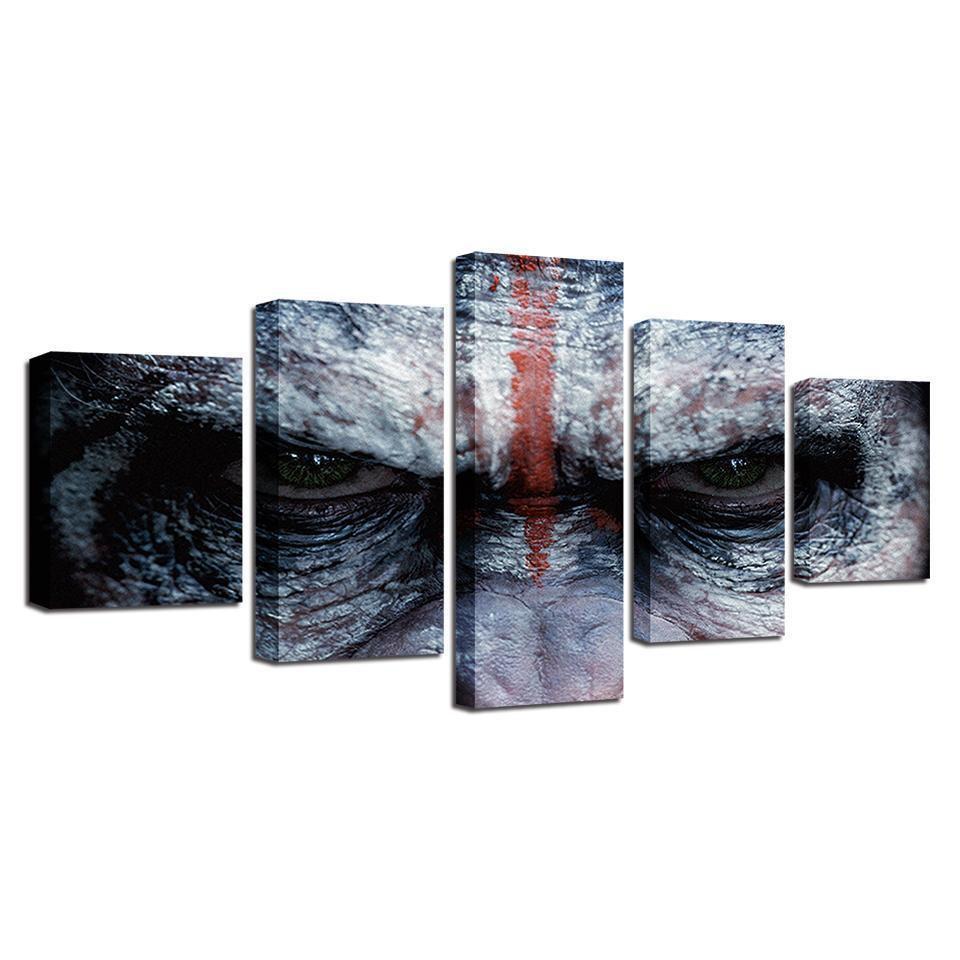 Movie Character Eyes Movie Canvas Wall Art
