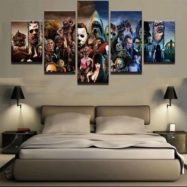Movie Characters Inspired Movie Canvas Wall Art
