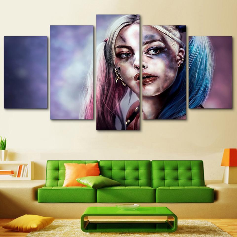 Movie Clown DC Canvas Wall Art