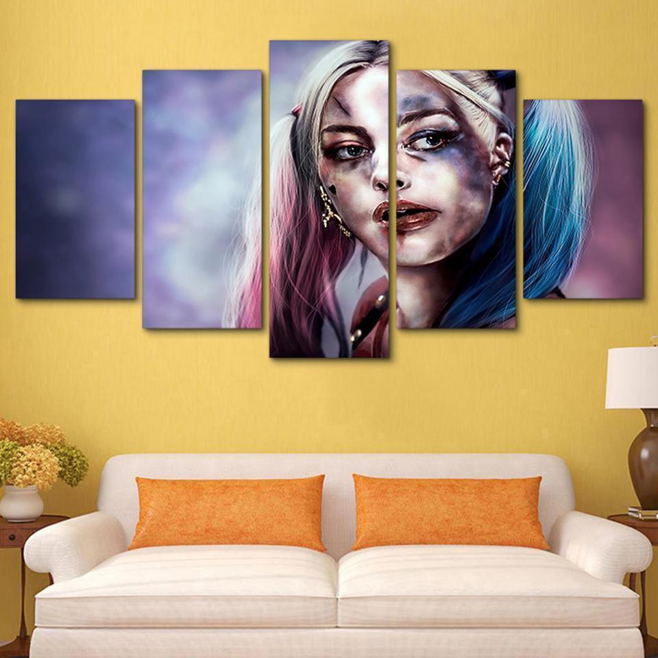 Movie Clown DC Canvas Wall Art