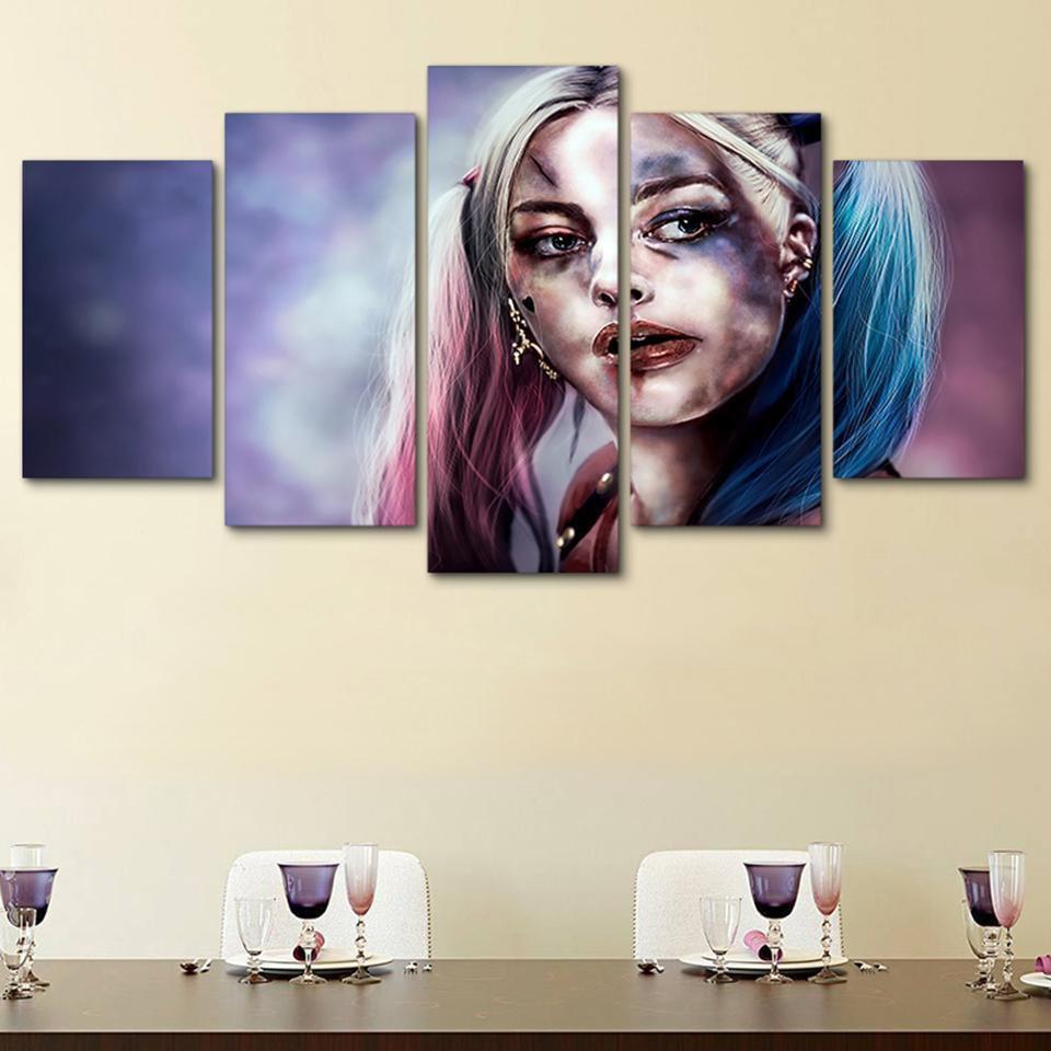 Movie Clown DC Canvas Wall Art