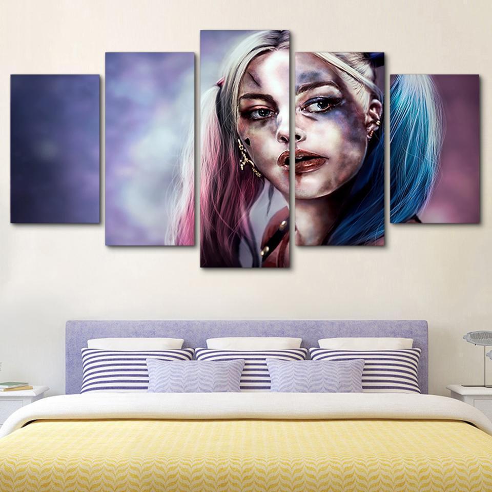 Movie Clown DC Canvas Wall Art