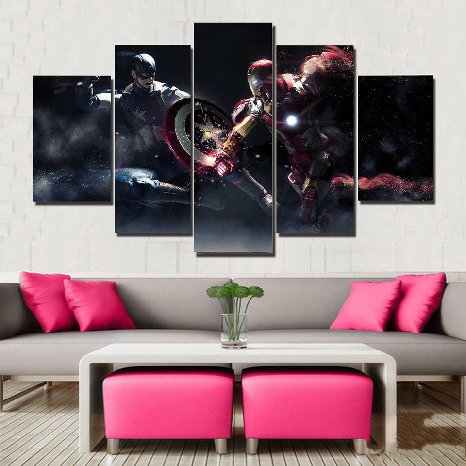 Movie Iron Man Marvel Canvas Wall Art