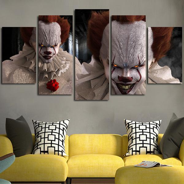 It Background Movie Canvas Wall Art