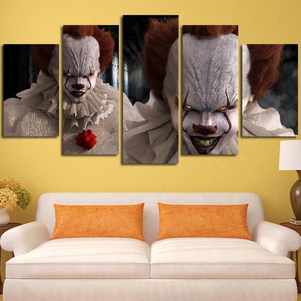 It Background Movie Canvas Wall Art