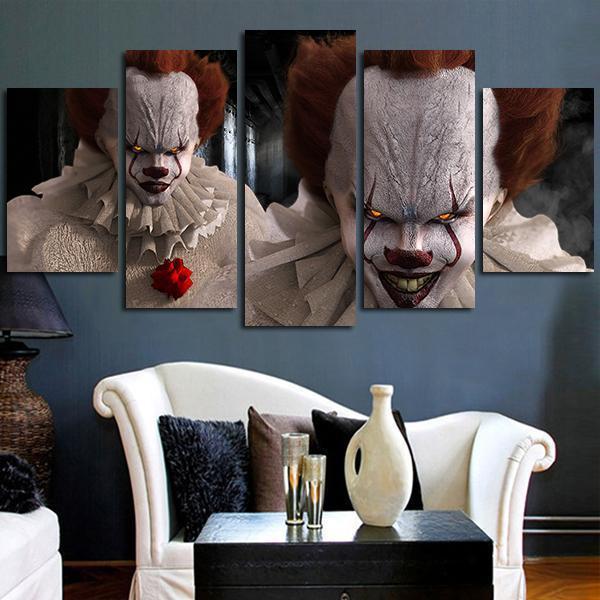 It Background Movie Canvas Wall Art