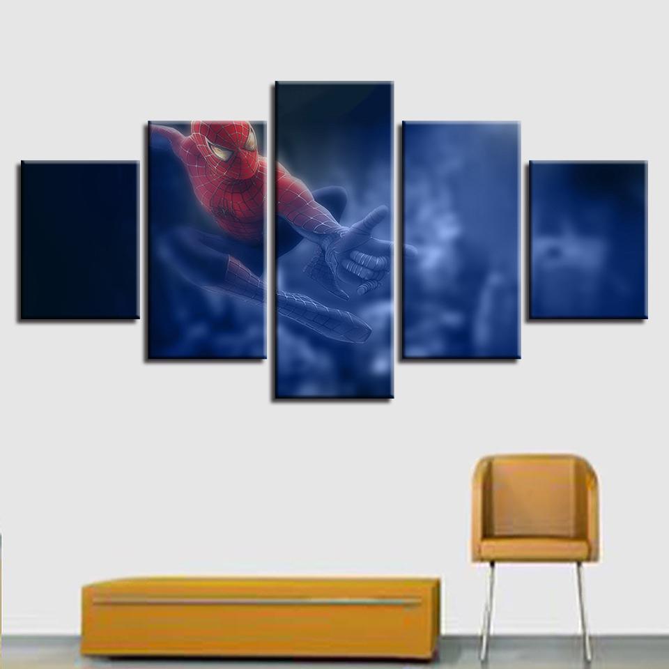 Movie Spider Man Marvel Canvas Wall Art