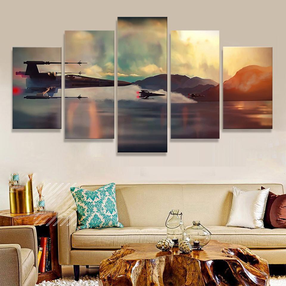 Movie Star Wars Scenario Movie Canvas Wall Art