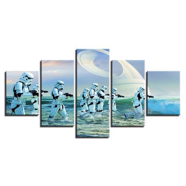 Movie Star Wars Stormtrooper Movie Canvas Wall Art