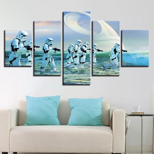 Movie Star Wars Stormtrooper Movie Canvas Wall Art