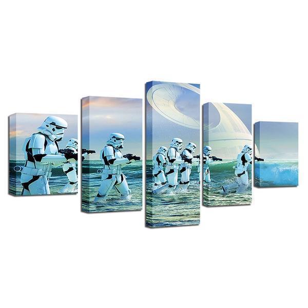 Movie Star Wars Stormtrooper Movie Canvas Wall Art