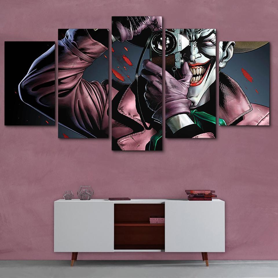Movie Suicide Squad Joker DC Canvas Wall Art