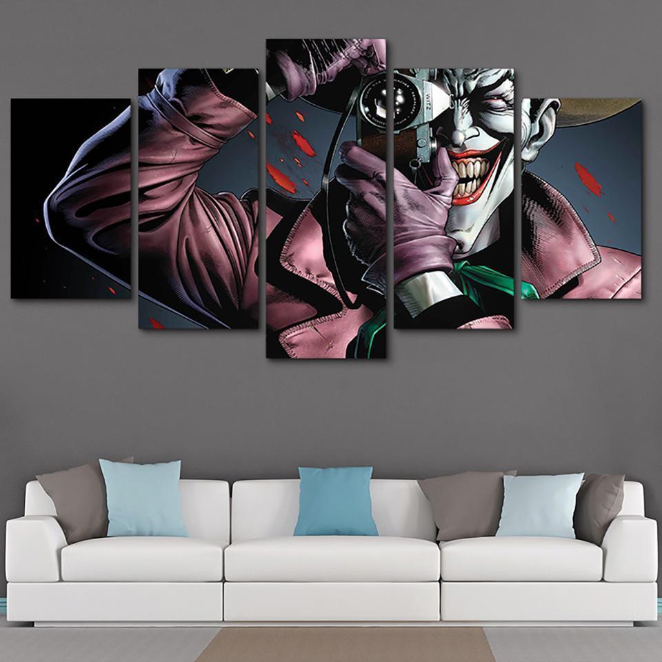 Movie Suicide Squad Joker DC Canvas Wall Art